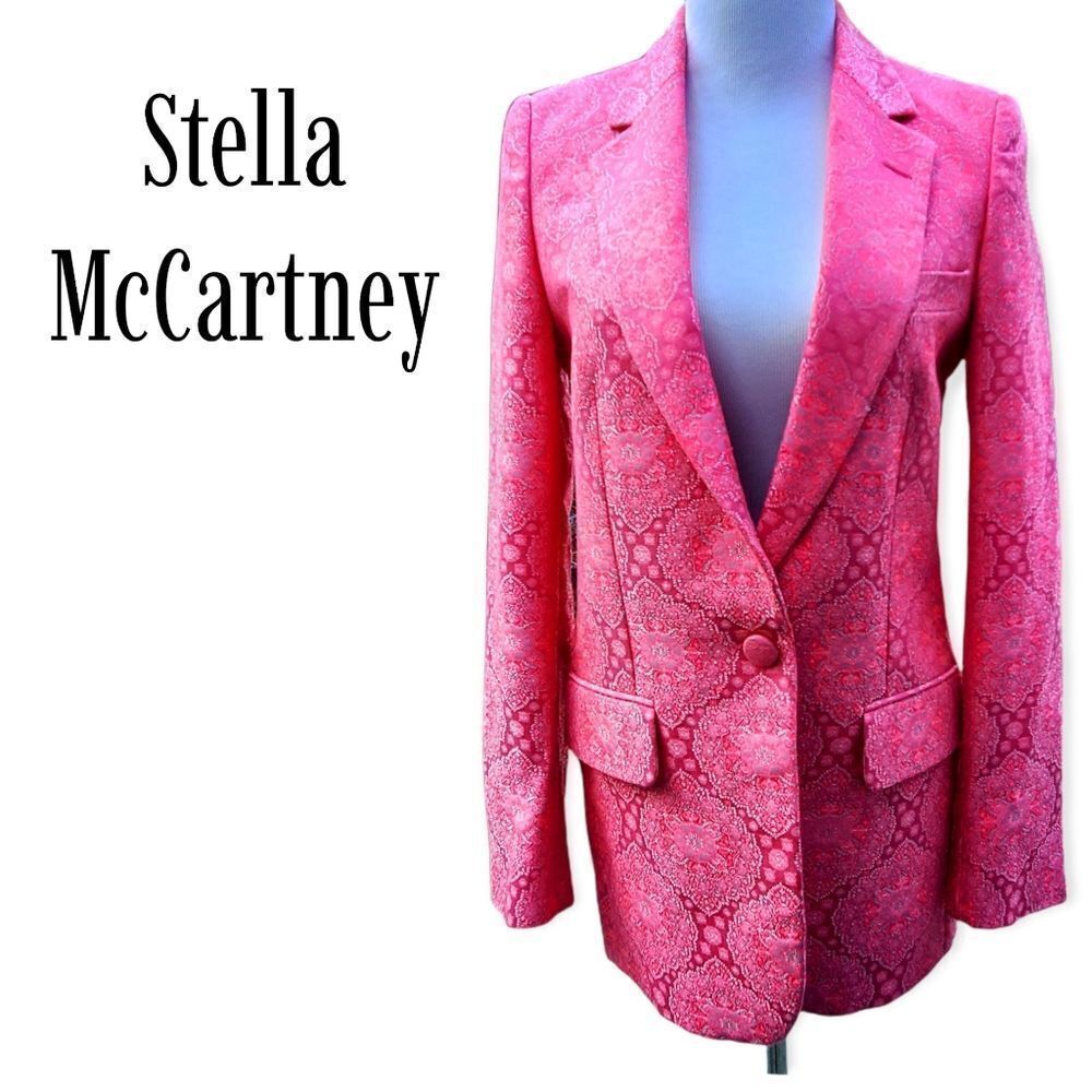STELLA McCARTNEY Pink Baroque Single Breasted Blazer *Priced to sell